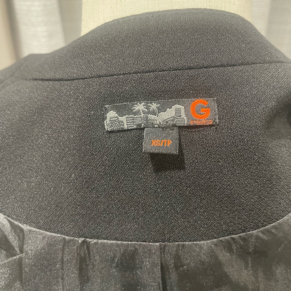 Guess Solid Black Mid-Waste Blazer - image 7